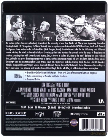 Paths of Glory (Ścieżki chwały) [Blu-Ray 4K]+[Blu-Ray]