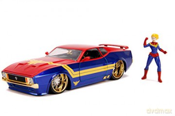 Marvel Captain Marvel Ford Mustang 1:24 Hollywood Rides