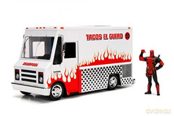 Marvel Deadpool Food Truck 1:24 Hollywood Rides