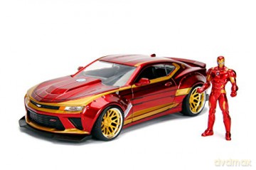 Marvel Ironman 2016 Chevy Camaro Ss 1:24 Hollywood Rides