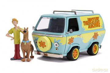 Mystery Machine 1:24 With Scooby And Shaggy Hollywood Rides