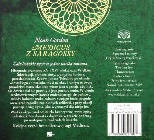 Medicus z Saragossy - Noah Gordon [AUDIOBOOK]