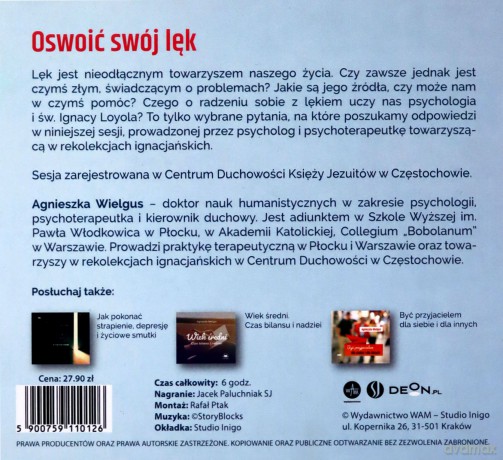 Oswoić swój lęk - Agnieszka Wielgus [AUDIOBOOK]