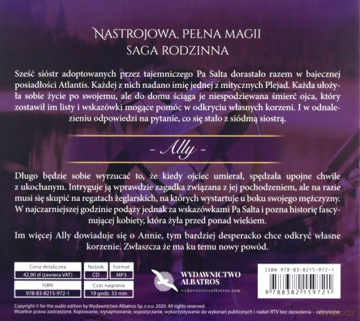 Siedem sióstr (Tom 2) Siostra burzy - Lucinda Riley [AUDIOBOOK]