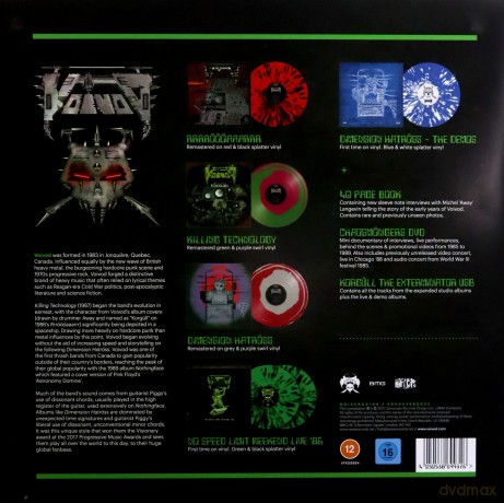 Voivod: Forgotten In Space [6xWinyl]+[DVD]