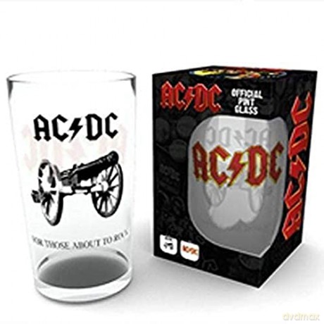 AC/DC - Large Glass - 400 ml - Rock - box