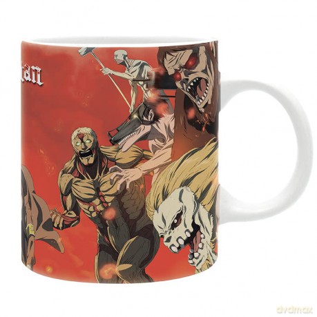 ATTACK ON TITAN - Kubek - 320 ml - Battle scene season 4 - subli