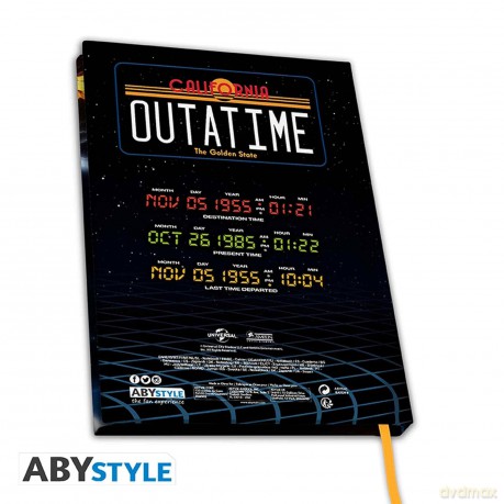 BACK TO THE FUTURE - A5 Notebook DeLorean