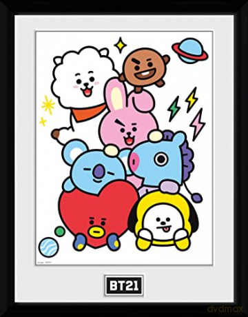 BT21 - Framed print Characters Stack