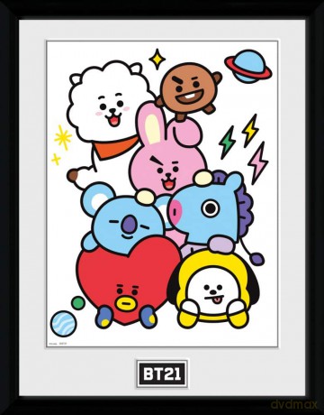 BT21 - Framed print Characters Stack