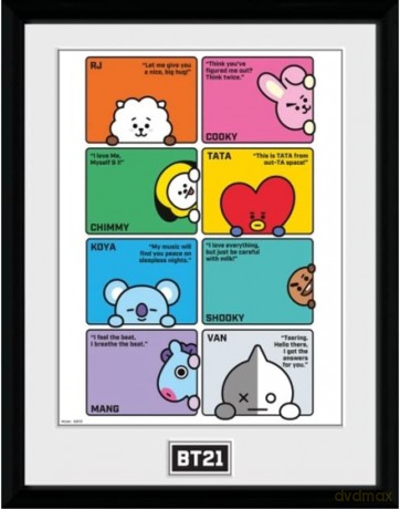 BT21 - Plakat w ramie Compilation