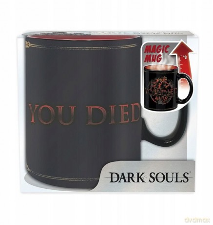 DARK SOULS - Kubek Heat Change - 460 ml - You Died - box