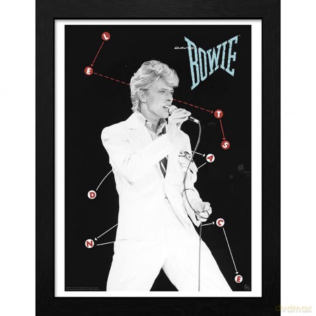 DAVID BOWIE - Framed print Lets Dance