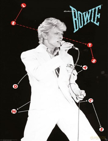 DAVID BOWIE - Lets Dance - Poster (91.5x61)