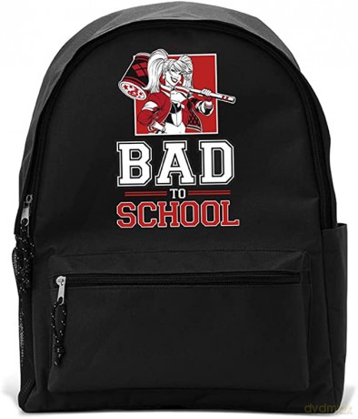 DC COMICS - Backpack - Harley Quinn - BAD TO SCHOOL