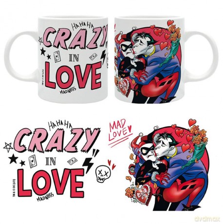 DC COMICS - Kubek 320 ml - Love - JOKER CRAZY IN LOVE chibi - box