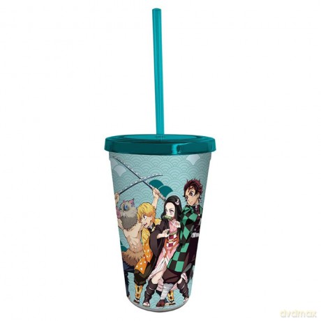 DEMON SLAYER - Tumbler with straw - 470 ml - Group