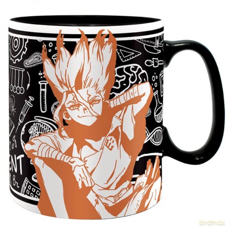 DR STONE - Kubek - 460 ml - Senku Ishigami - with box