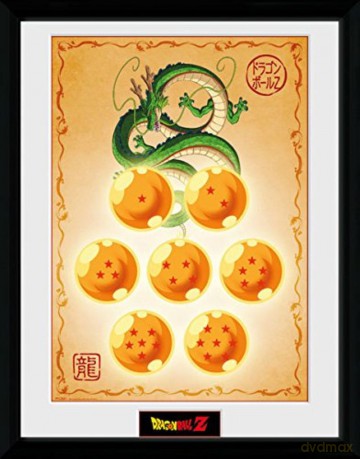 DRAGON BALL - Framed print DBZ/DRAGON BALLs