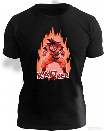 DRAGON BALL - T-shirt DBZ/ Kaio Ken man SS black - new fit