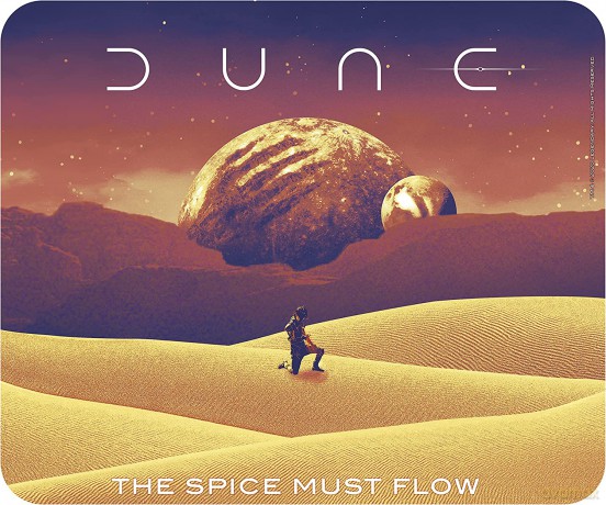 DUNE - Elastyczna podkładka pod myszkę - Spice must flow