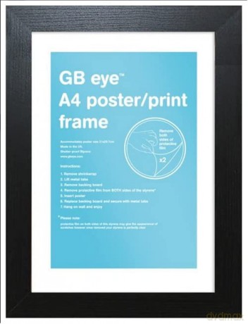 GBEYE - MDF Black Frame - 30,5 x 40,6cm - PDC -