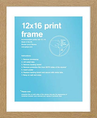 GBEYE - MDF Oak Frame - 30,5 x 40,6cm - PDC -