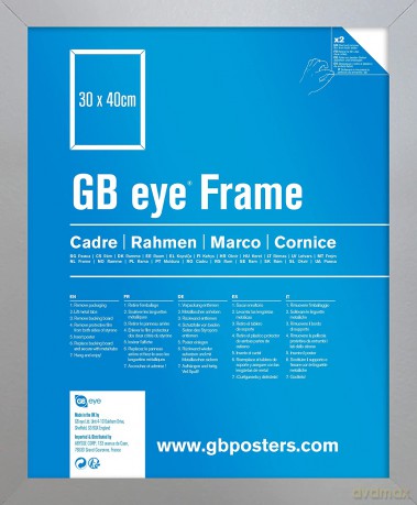GBEYE - MDF Silver Frame - 30,5 x 40,6cm - PDC -