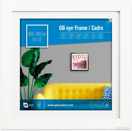 GBEYE - MDF White Frame - 30,5 x 30,5 cm -