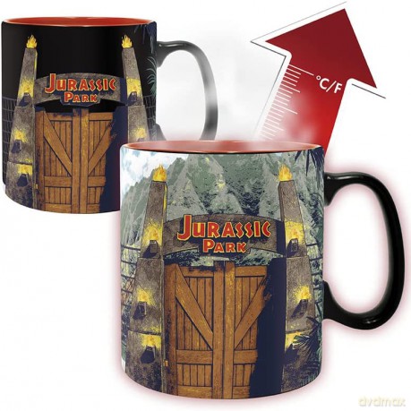 JURASSIC PARK - Kubek Heat Change - 460 ml - Gate - box