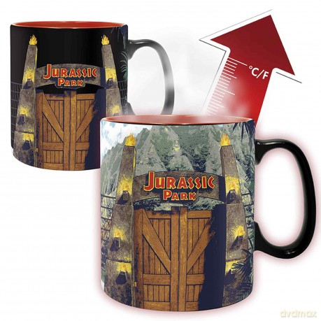 JURASSIC PARK - Kubek Heat Change - 460 ml - Gate - box