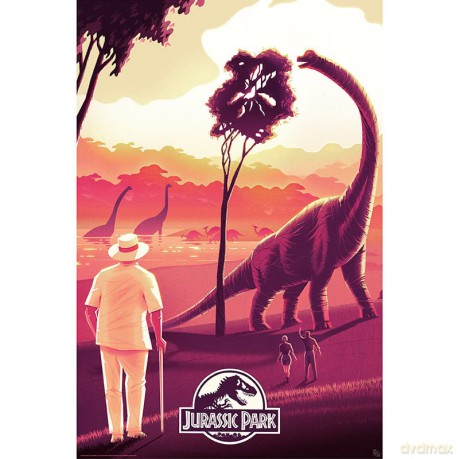 JURASSIC PARK - Poster Welcome roulé filmé (91.5x61)