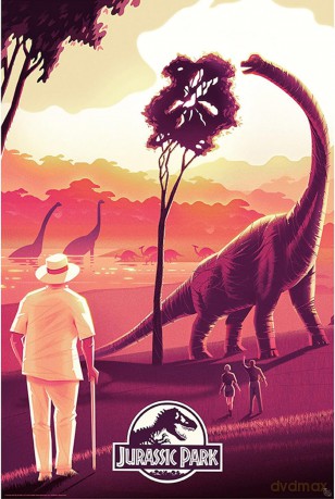 JURASSIC PARK - Poster Welcome roulé filmé (91.5x61)