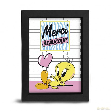 LOONEY TUNES - Frame - MERCI BEAUCOUP x8
