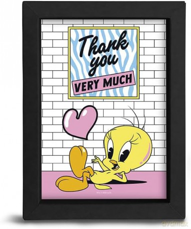LOONEY TUNES - Frame - THANK YOU VERY MUCH 15x20
