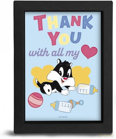 LOONEY TUNES - Frame - THANK YOU with all my heart 15x20