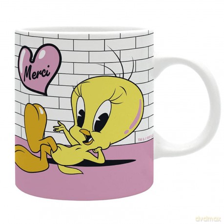 LOONEY TUNES - Kubek 320 ml - MERCI BEAUCOUP