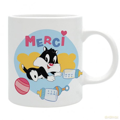 LOONEY TUNES - Kubek 320 ml - MERCI DE TOUT MON CUR