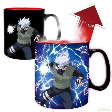 NARUTO SHIPPUDEN - Kubek Heat Change - 460 ml - Kakashi/Itachi