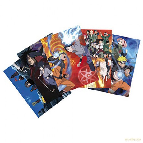 NARUTO SHIPPUDEN - Postcards - Set 1 x5 (14,8x10,5)