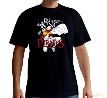 ONE PIECE - T-shirt Luffy King of Piratesy man SS noir - basic EXCLU