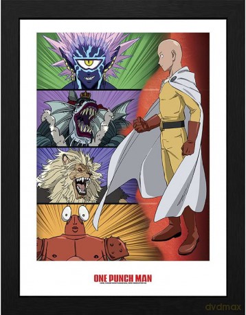 ONE PUNCH MAN - Plakat w ramie Ranking of villains