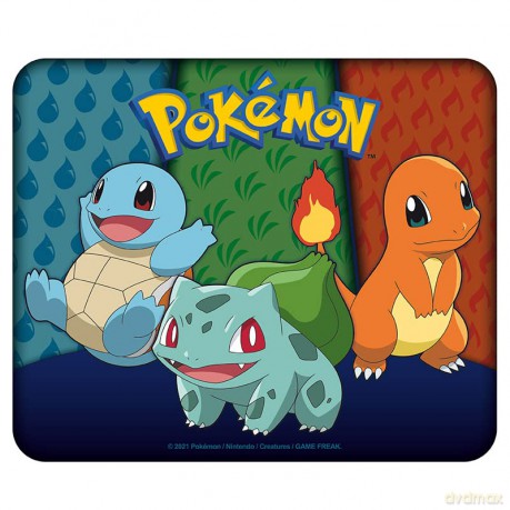 POKEMON - Elastyczna podkładka pod myszkę - Starters Kanto