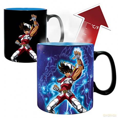 SAINT SEIYA - Kubek Heat Change - 460 ml - Pegasus vs Pope - box