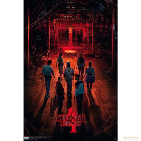 STRANGER THINGS S4 - Poster Creel House Teaser roulé filmé(91.5x61)