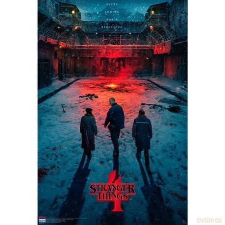 STRANGER THINGS S4 - Poster Russian Teaser roulé filmé(91.5x61)