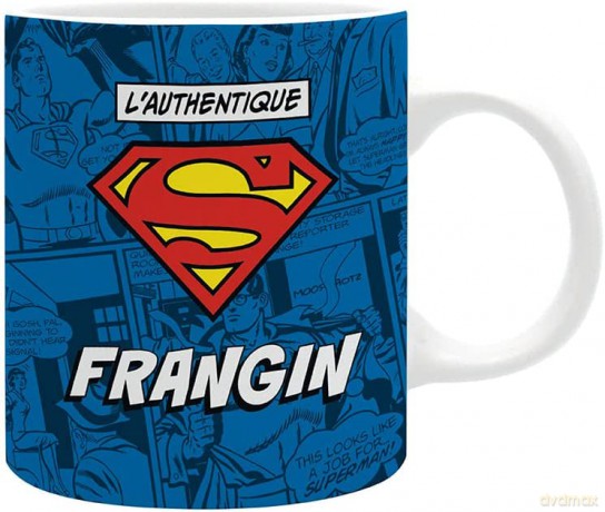 SUPERMAN - Kubek 320 ml - LAUTHENTIQUE S FRANGIN