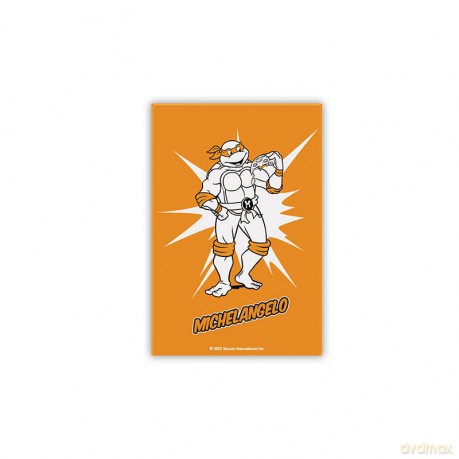 Wojownicze Żółwie Ninja - Magnes - POP Color - Michelangelo