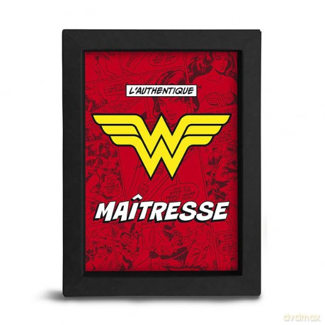 WONDER WOMAN - Cadre Kraft - LAUTHENTIQUE W MAÎTRESSE x8