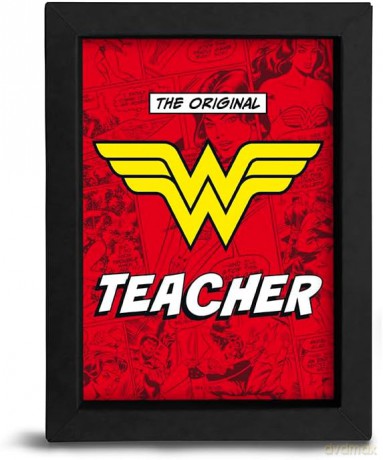 WONDER WOMAN - Cadre Kraft - THE ORIGINAL W TEACHER x8